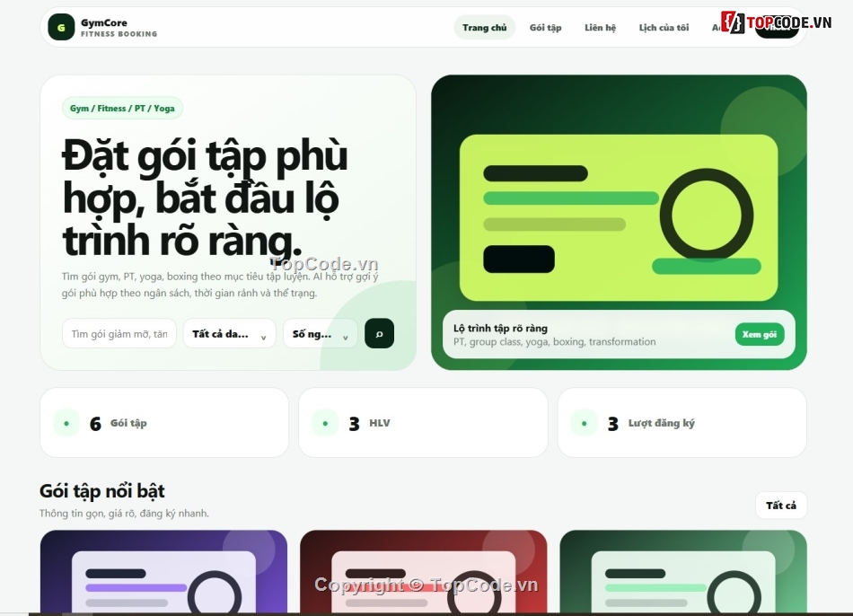 website tư vấn,web quản lý,gym